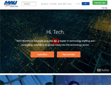 Tablet Screenshot of mau.com